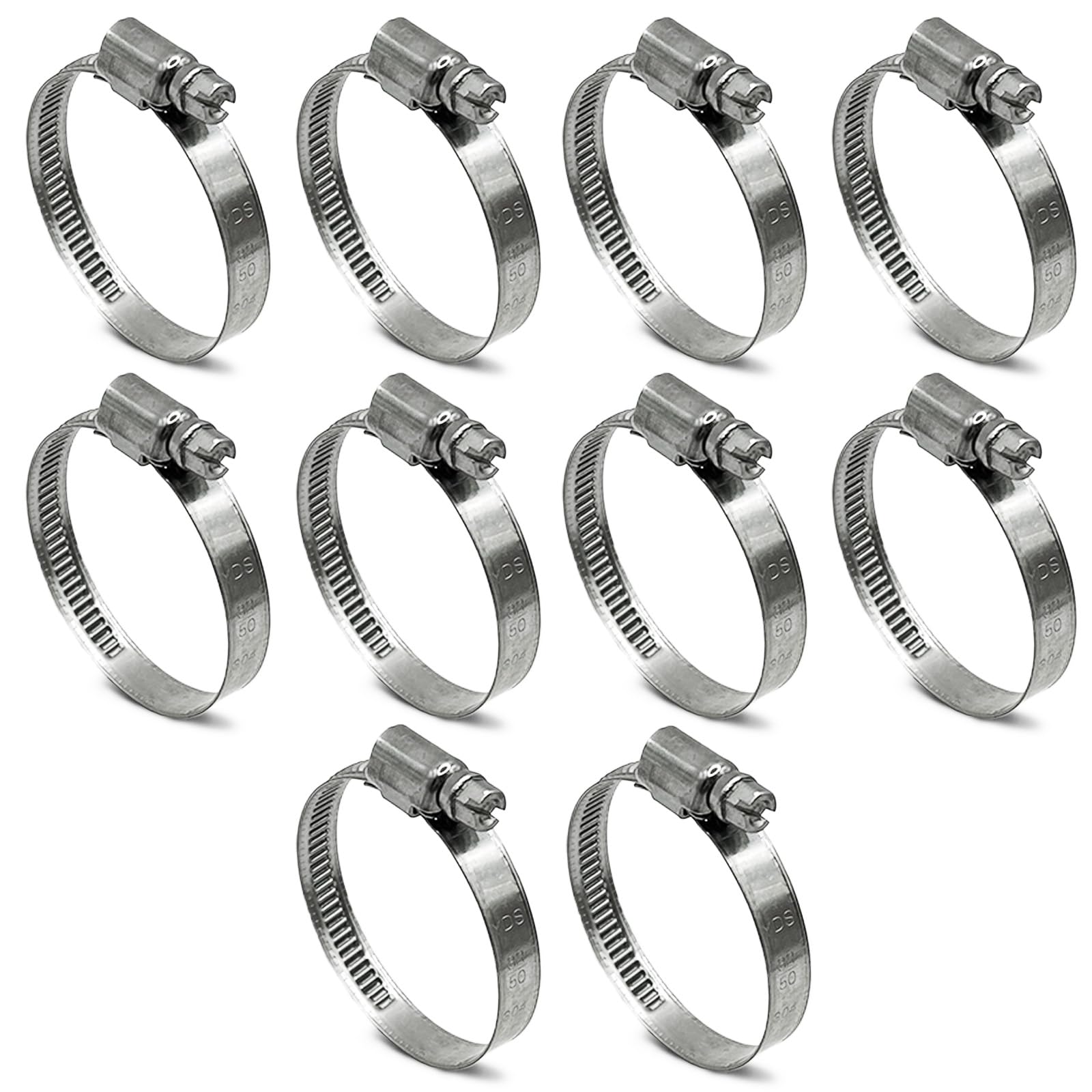 小物 SHUN CHUN YUNG DA Embossed Worm Gear Hose Clamps Size#24, 1-1/4